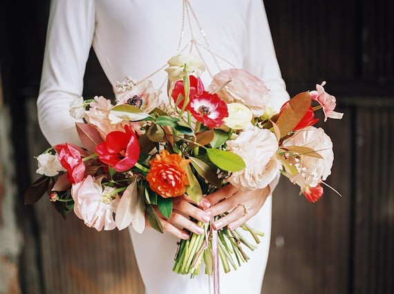 Fall bridal bouquet