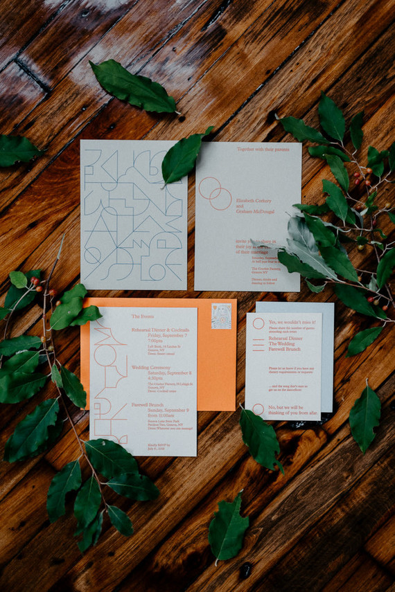 Un mariage d'automne DIY plein de réflexion... avec des kilts !