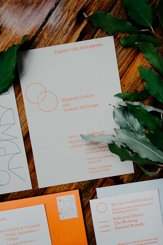Un mariage d'automne DIY plein de réflexion... avec des kilts !