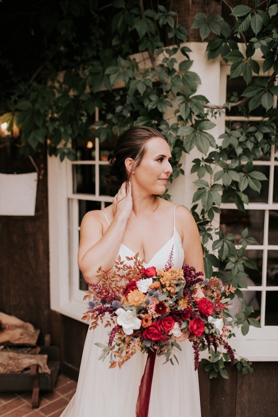 Le mariage d'automne parfait dans le pays des pommes à Sacred Mountain à Julian, CA