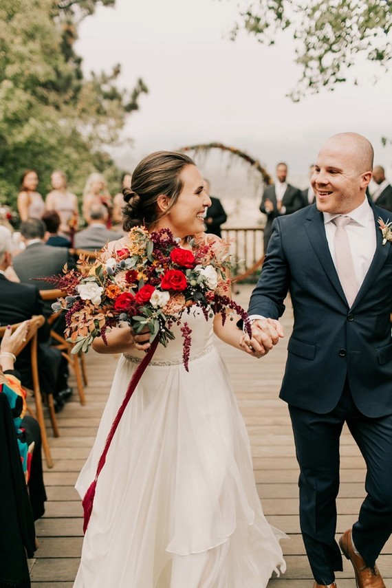 Le mariage d'automne parfait dans le pays des pommes à Sacred Mountain à Julian, CA