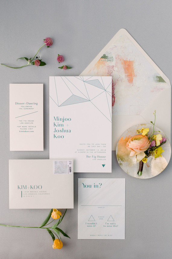 Mariage moderne pour passionnés de gastronomie au Fig House