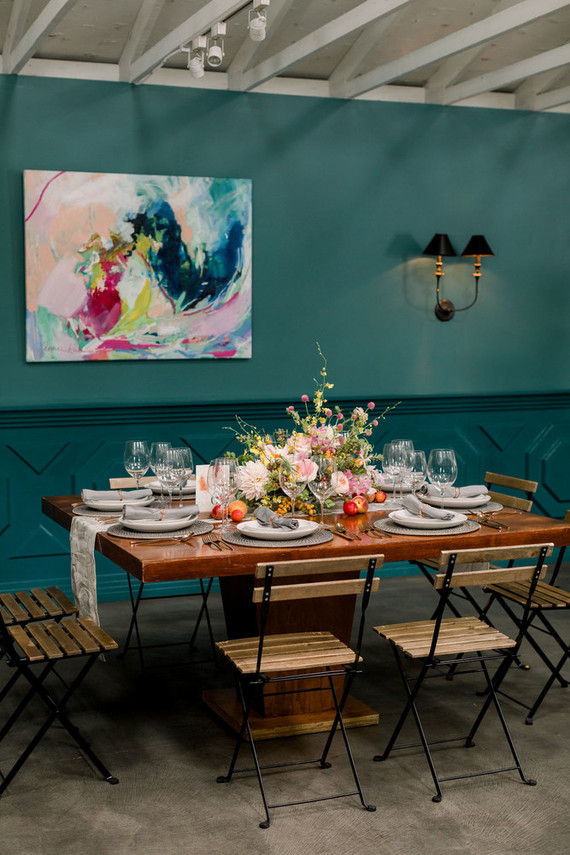 Mariage moderne pour passionnés de gastronomie au Fig House