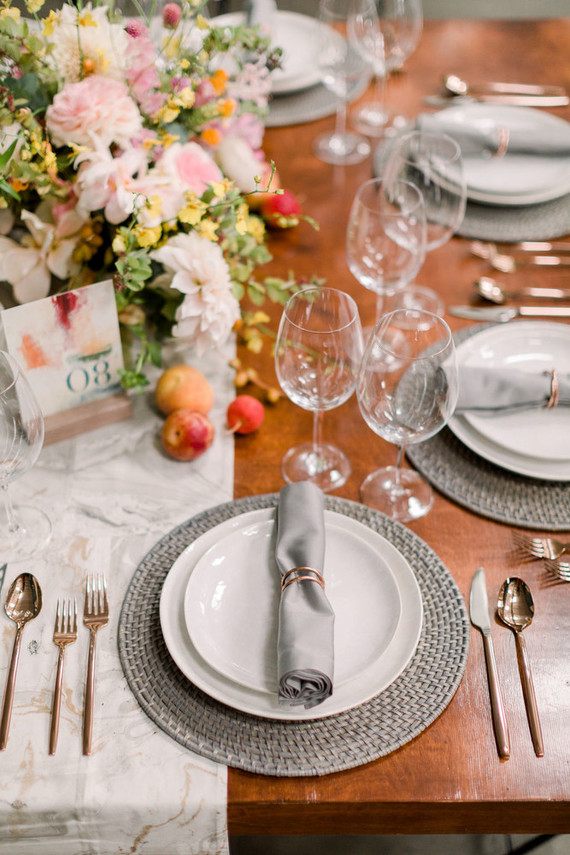 Mariage moderne pour passionnés de gastronomie au Fig House