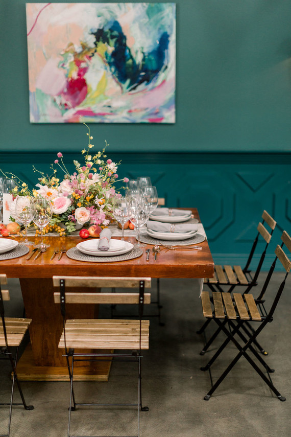 Mariage moderne pour passionnés de gastronomie au Fig House