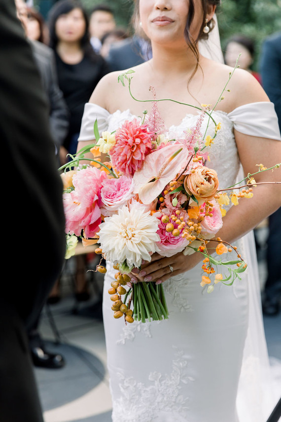 Mariage moderne pour passionnés de gastronomie au Fig House
