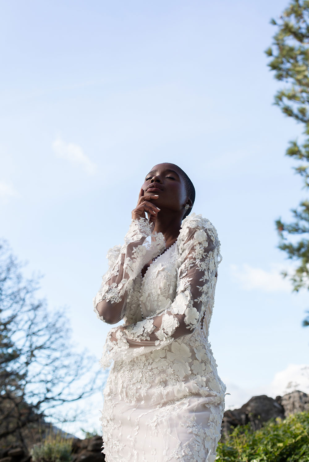 Détail dos robe Cruz Maggie Sottero avec dentelle vintage raffinée