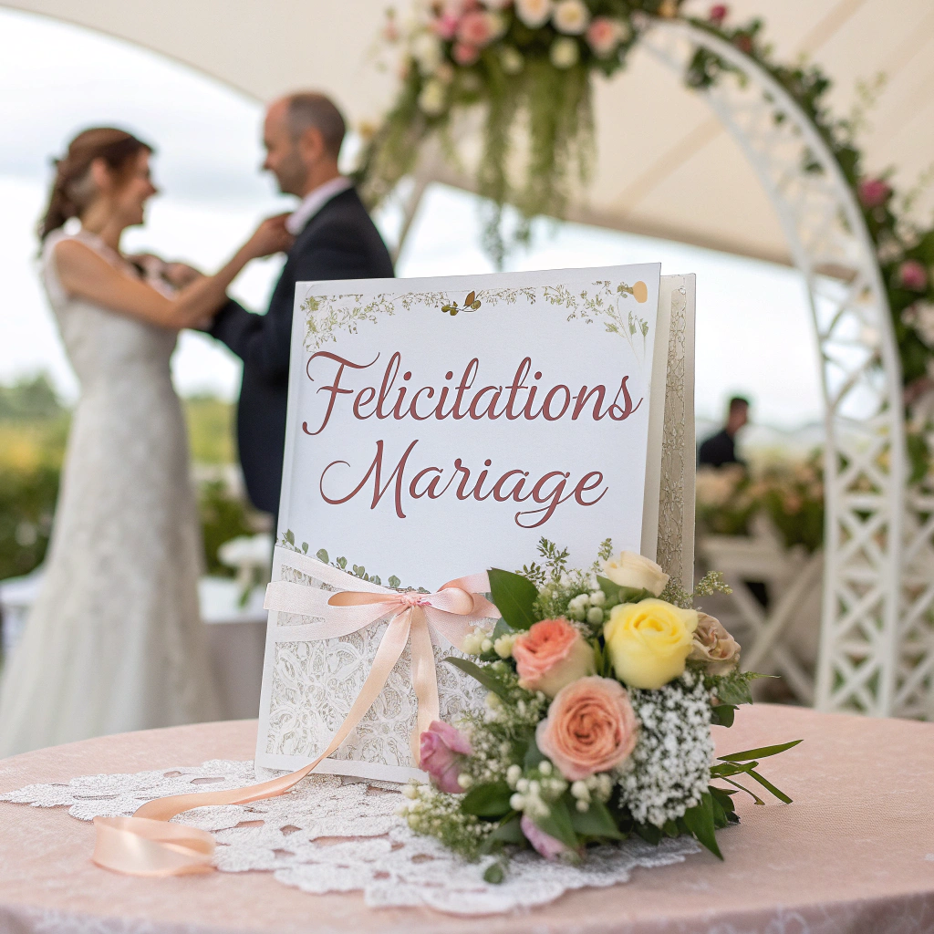 Félicitations mariage