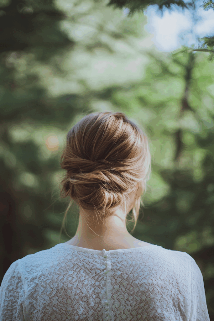 Chignons Bas Bohèmes pour un Mariage